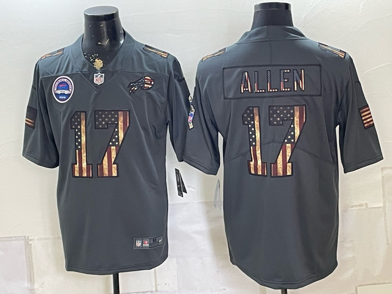 Men 2026 Buffalo Bills #17 Allen grey Nike Limited NFL Jersey 0822005